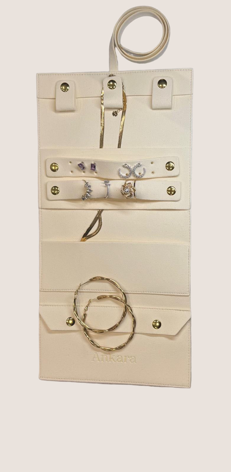 Rouleau à bijoux pour le voyage 