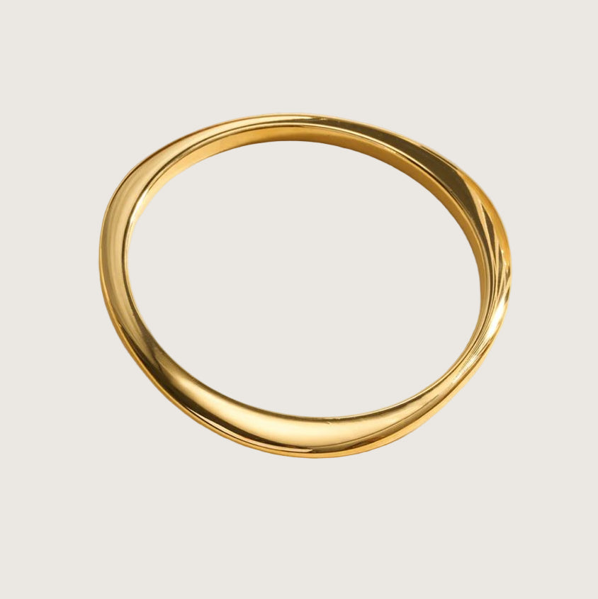 Bracelet jonc fermé en acier inoxydable 